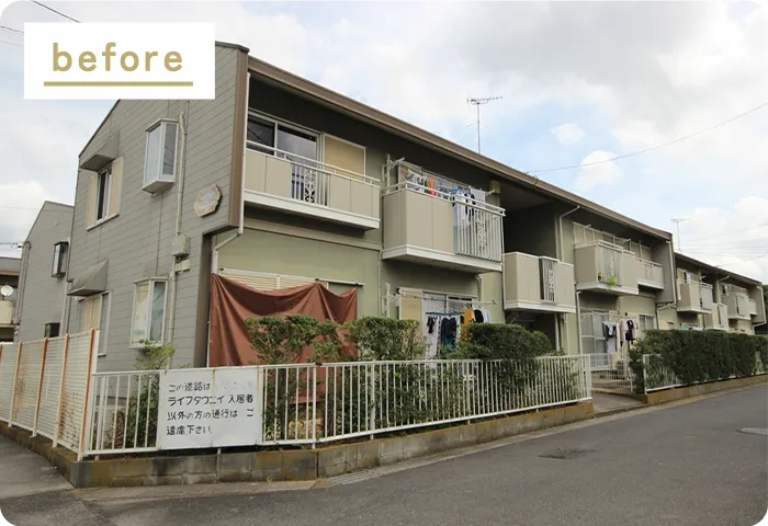 外壁塗装工事事例のbefore